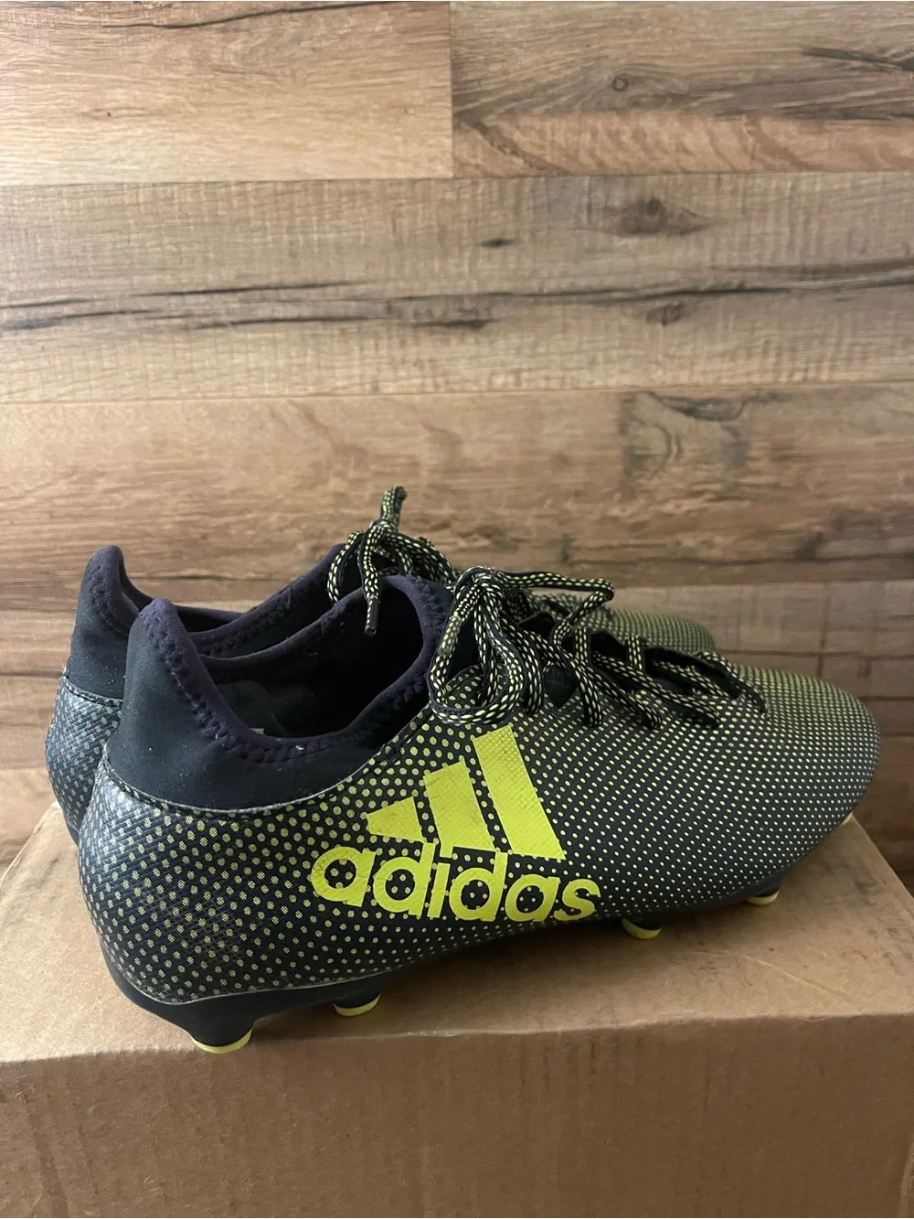 ADIDAS X 17.1 Shoes Soccer Men’s Sz US 8.5 NSG Nitrocharge